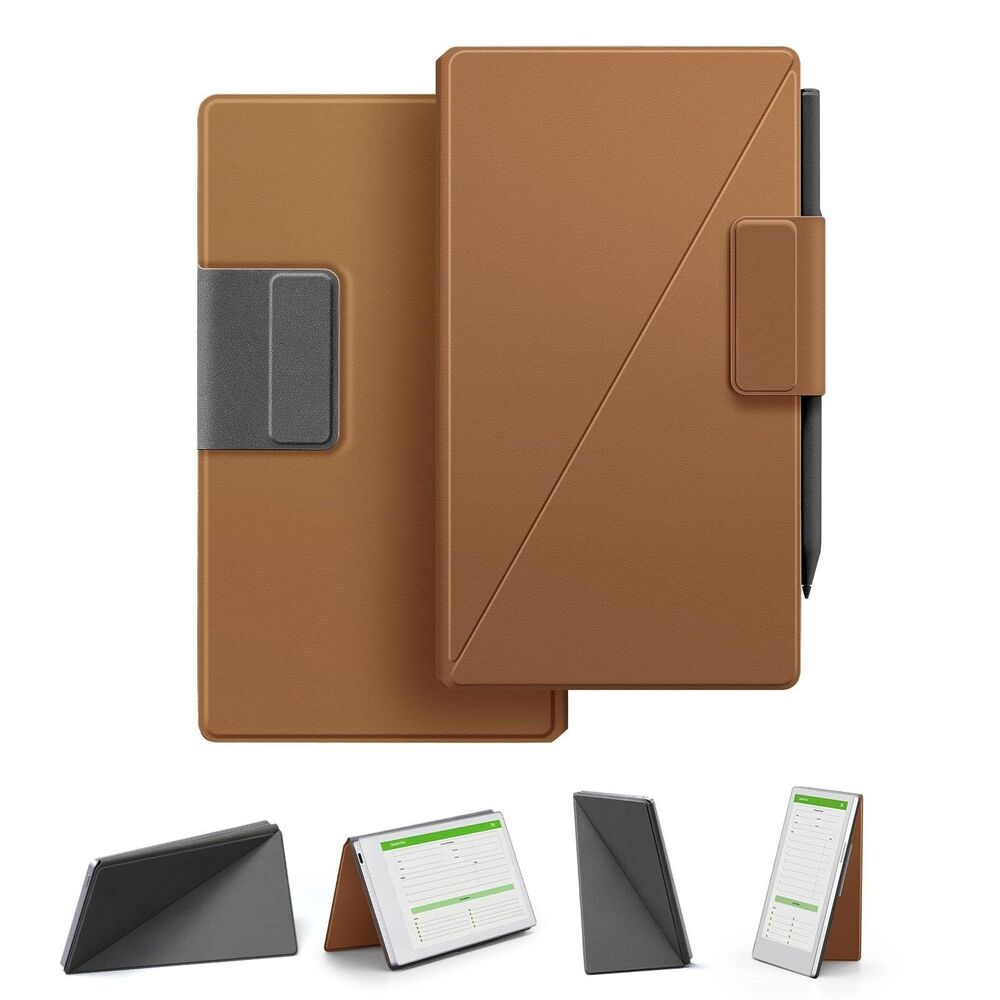 Ayotu Case for Remarkable Paper Pro Move 7.3" with Multi-Angle Stand (Brown)
